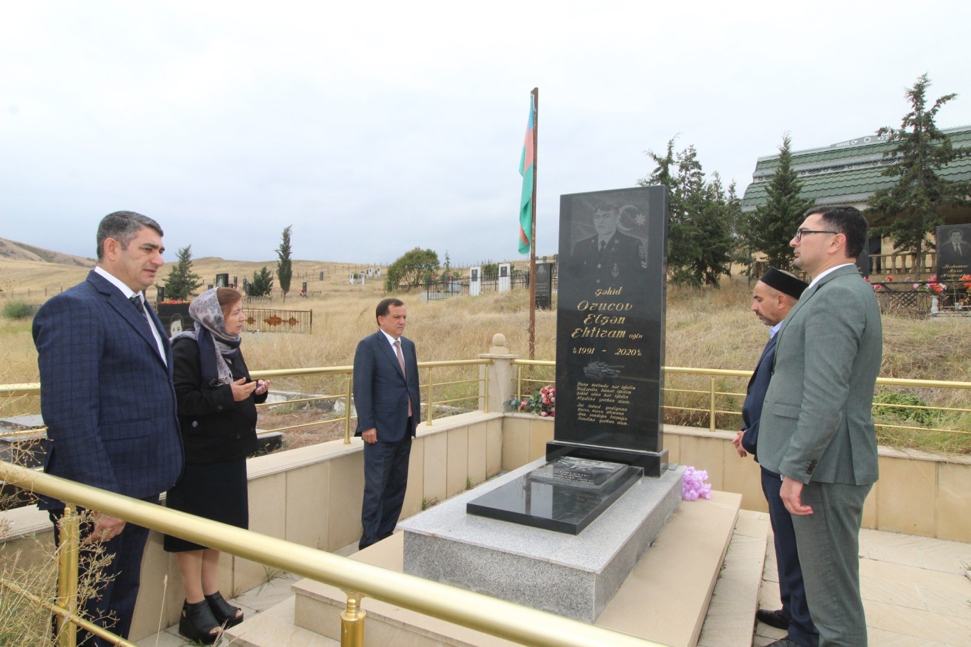 Qazaxda 27 Sentyabr - Anım Günü ərəfəsində şəhidlərin məzarları ziyarət edildi - FOTOLAR