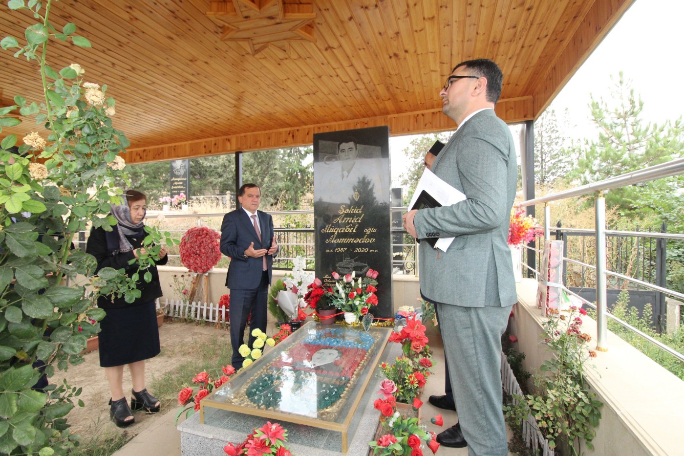 Qazaxda 27 Sentyabr - Anım Günü ərəfəsində şəhidlərin məzarları ziyarət edildi - FOTOLAR