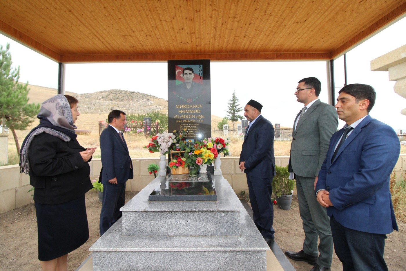 Qazaxda 27 Sentyabr - Anım Günü ərəfəsində şəhidlərin məzarları ziyarət edildi - FOTOLAR