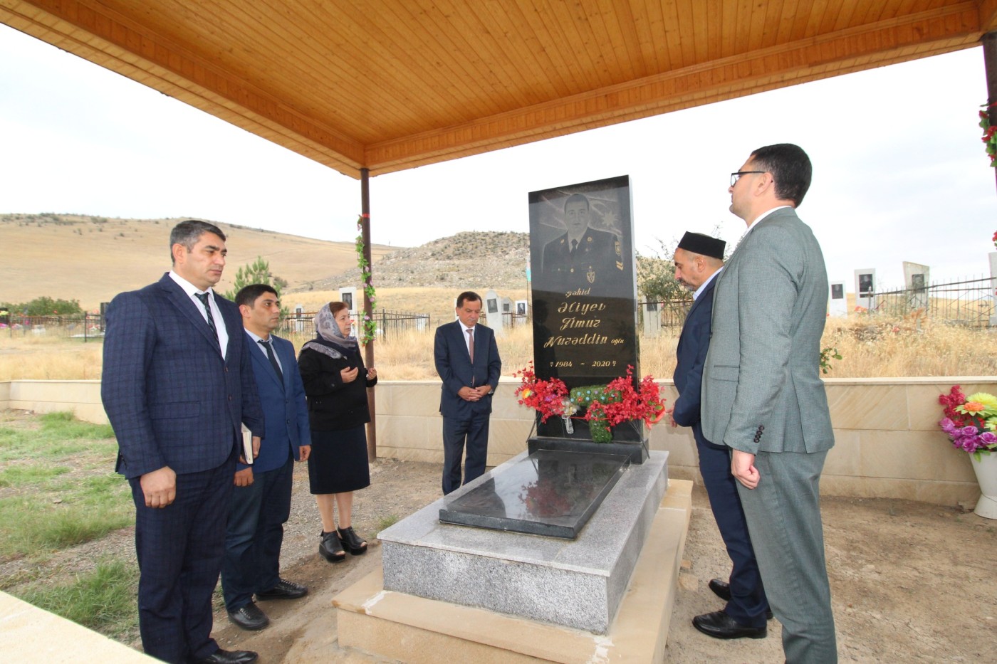 Qazaxda 27 Sentyabr - Anım Günü ərəfəsində şəhidlərin məzarları ziyarət edildi - FOTOLAR