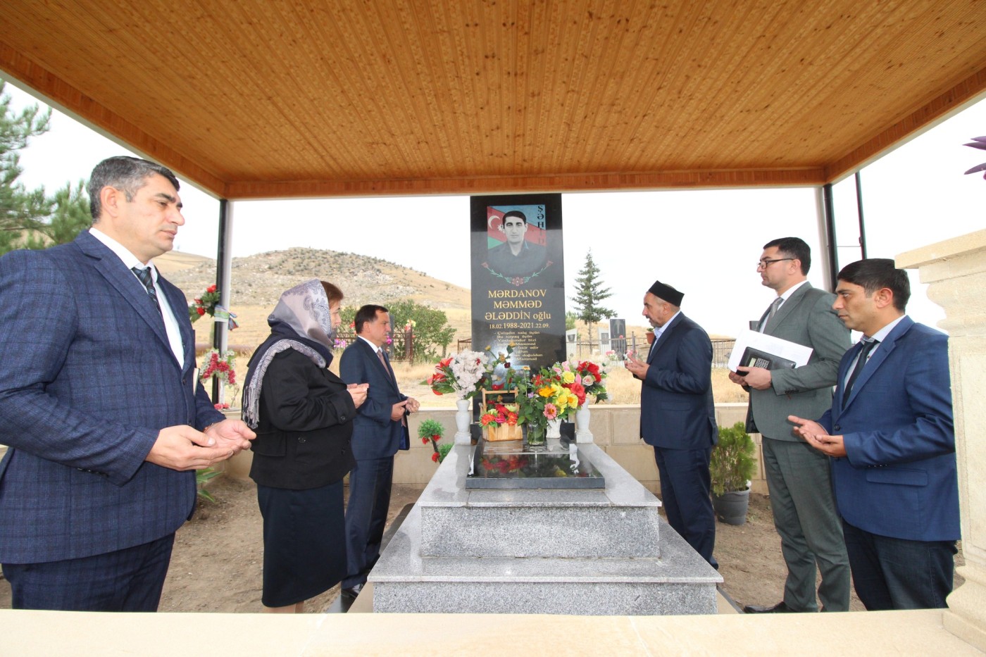 Qazaxda 27 Sentyabr - Anım Günü ərəfəsində şəhidlərin məzarları ziyarət edildi - FOTOLAR