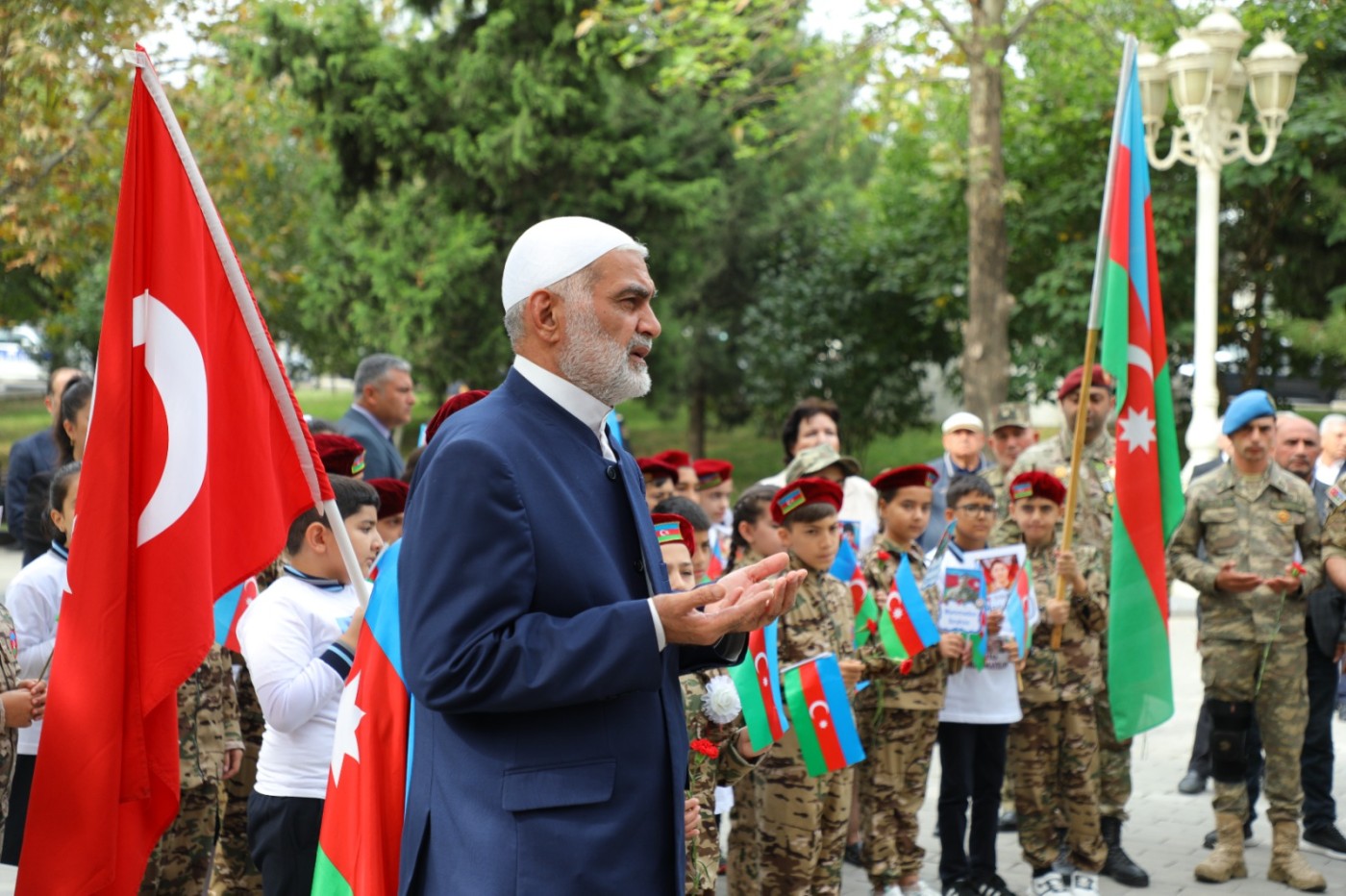 Gəncədə Anım Günü ilə əlaqədar ümumşəhər tədbiri keçirilib - FOTOLAR