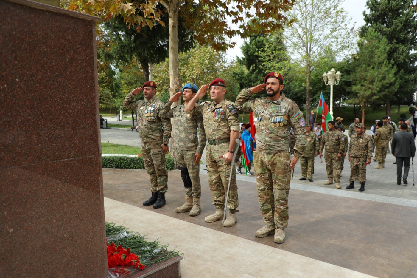 Gəncədə Anım Günü ilə əlaqədar ümumşəhər tədbiri keçirilib - FOTOLAR