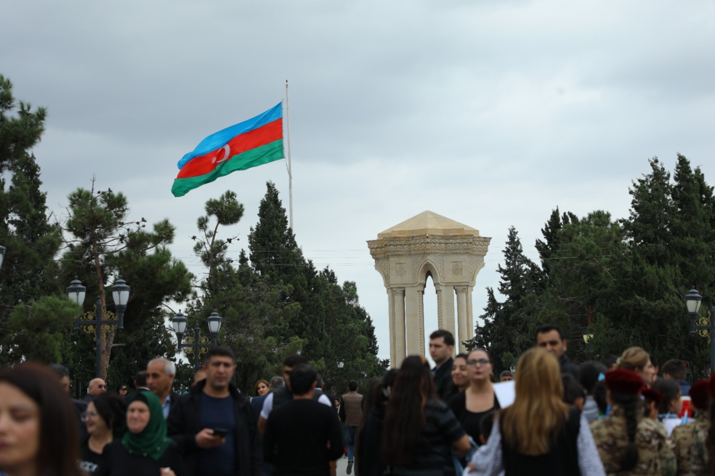 Gəncədə Anım Günü ilə əlaqədar ümumşəhər tədbiri keçirilib - FOTOLAR