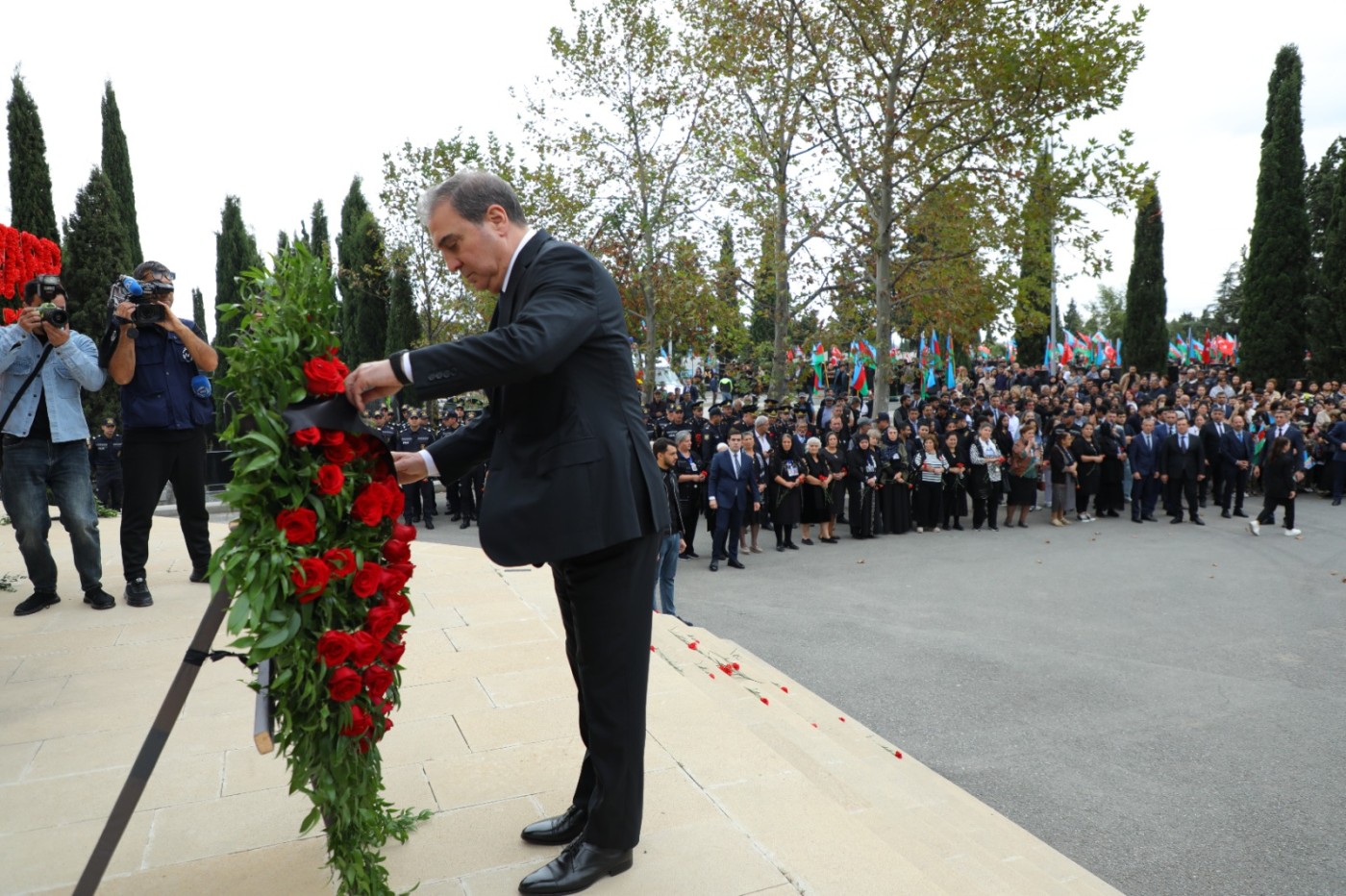 Gəncədə Anım Günü ilə əlaqədar ümumşəhər tədbiri keçirilib - FOTOLAR