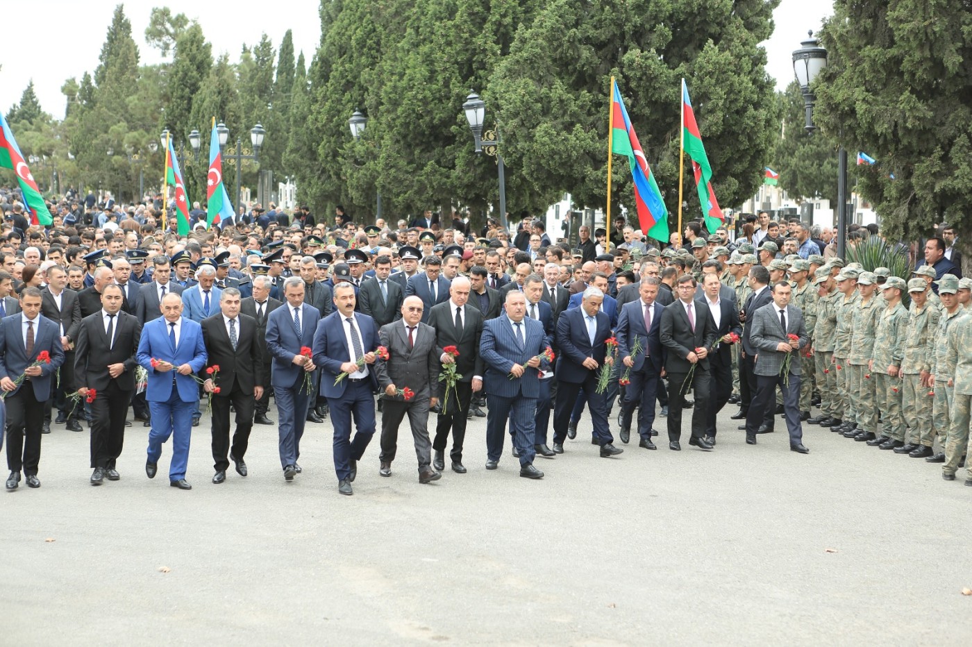 Gəncədə Anım Günü ilə əlaqədar ümumşəhər tədbiri keçirilib - FOTOLAR