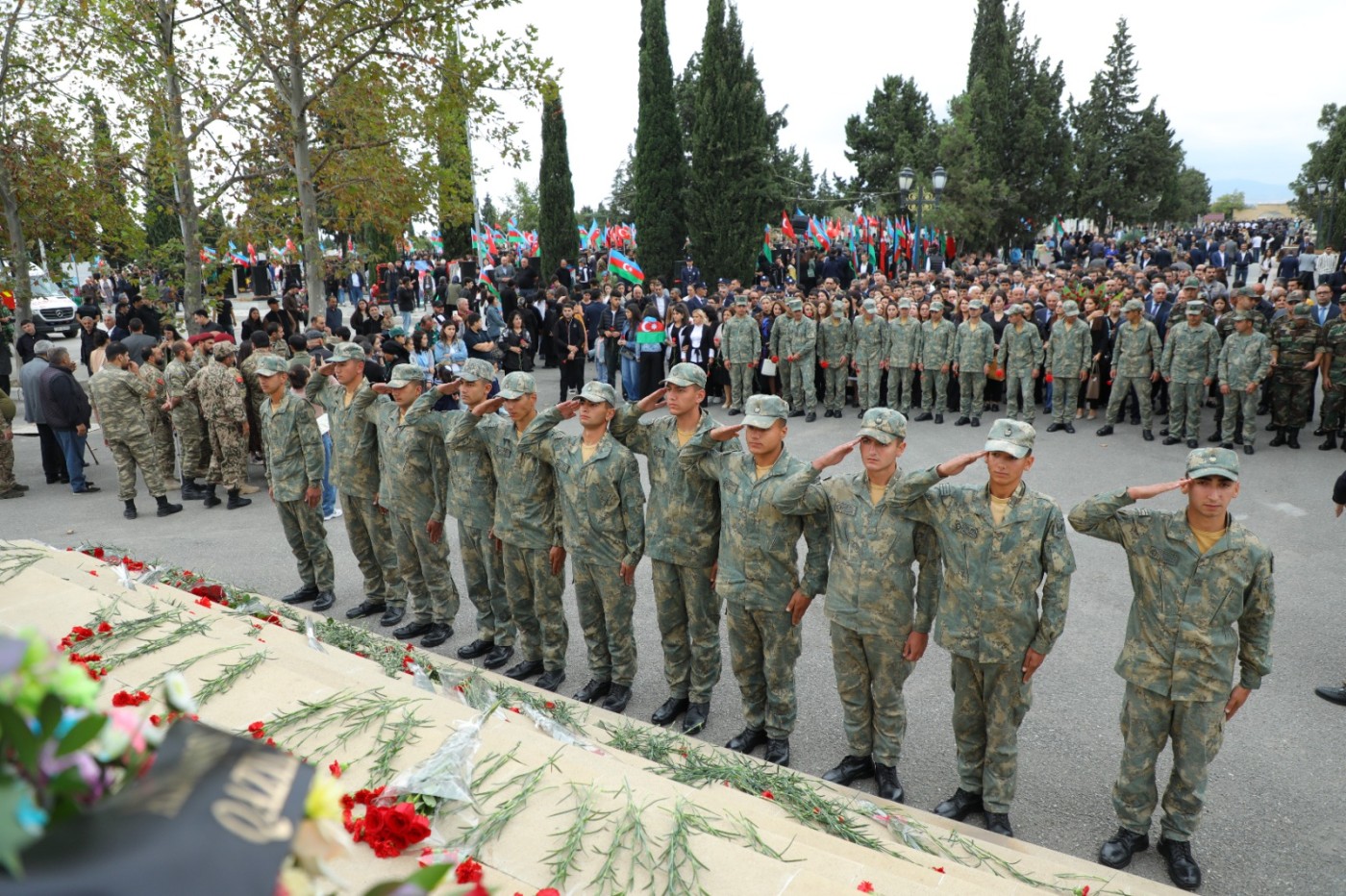 Gəncədə Anım Günü ilə əlaqədar ümumşəhər tədbiri keçirilib - FOTOLAR