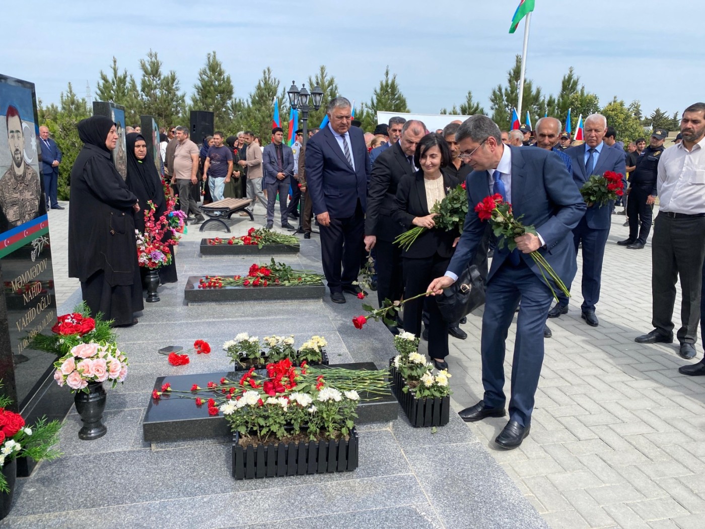 27 sentyabr - Anım Günü ilə əlaqədar Xəzər rayonunda silsilə tədbirlər keçirilib - FOTOLAR