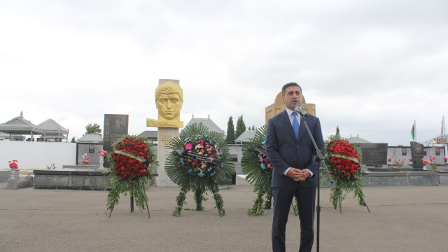 Göygöldə şəhidlərin xatirəsi ehtiramla yad olundu- FOTOLAR