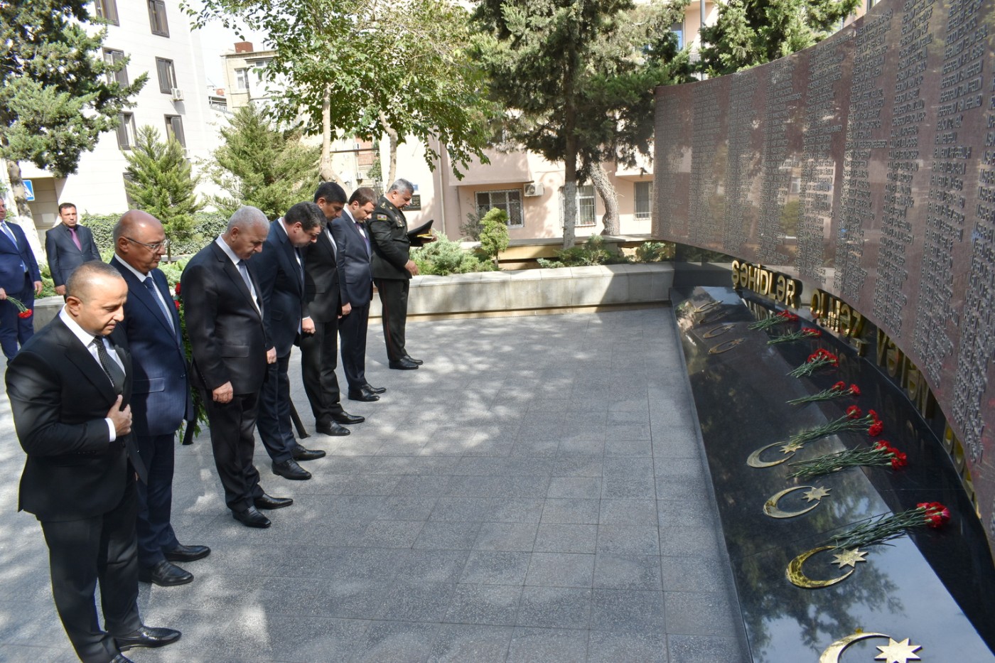 Yasamalda Anım Günündə şəhidlərimiz yad edilib - FOTOLAR