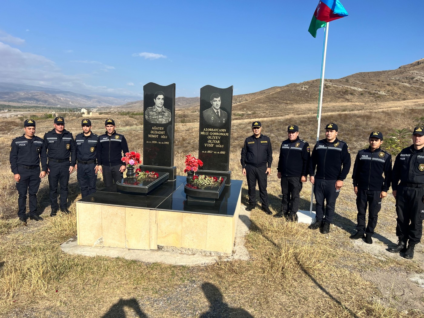 Əliyar Əliyev və silahdaşlarının anım günü qeyd olundu - FOTOLAR