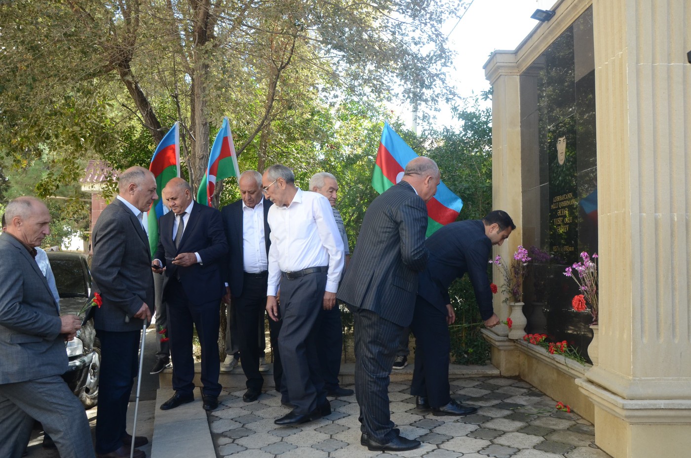 Əliyar Əliyev və silahdaşlarının anım günü qeyd olundu - FOTOLAR