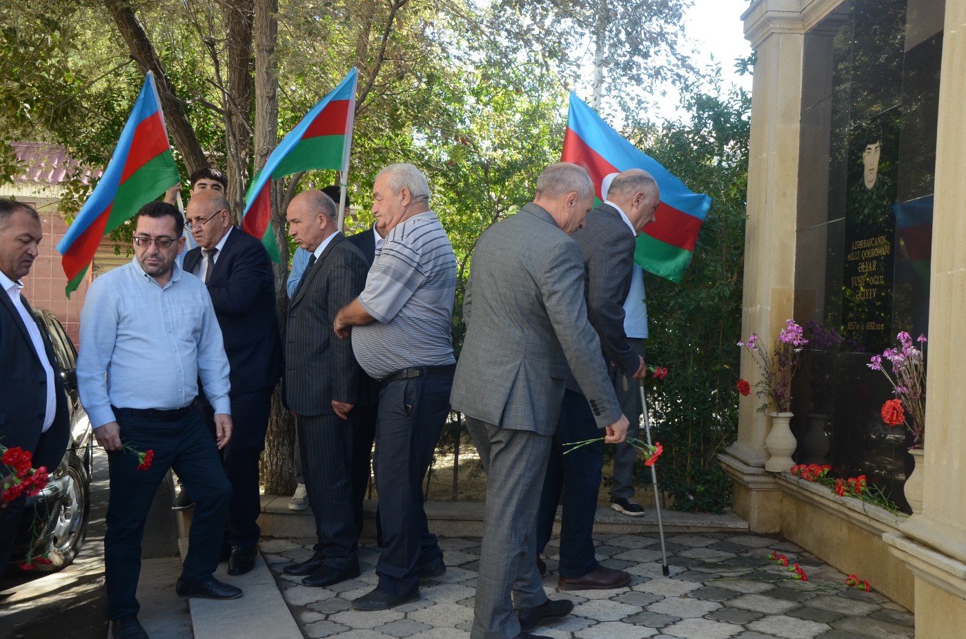 Əliyar Əliyev və silahdaşlarının anım günü qeyd olundu - FOTOLAR