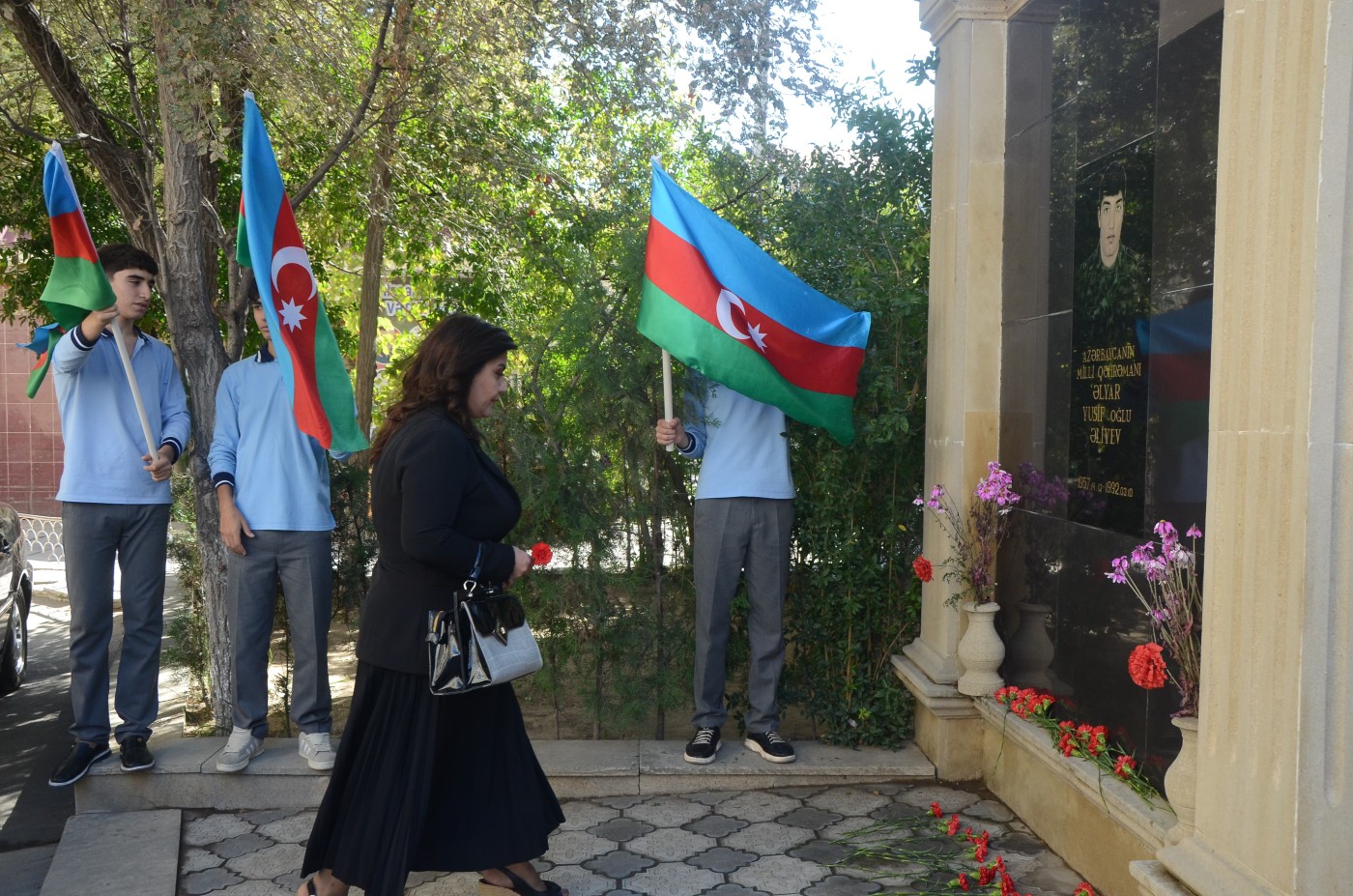 Əliyar Əliyev və silahdaşlarının anım günü qeyd olundu - FOTOLAR