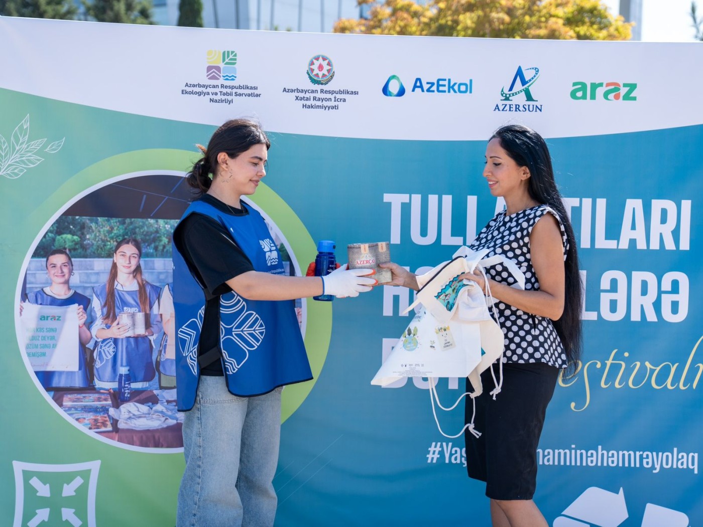 “Tullantıları hədiyyələrə dəyiş” festivalı bu dəfə Xətaidə - FOTOLAR