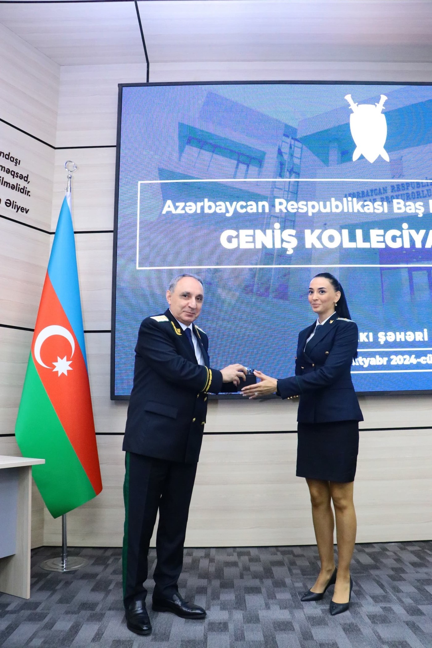 Baş prokuror geniş kollegiya iclası keçirdi - FOTOLAR