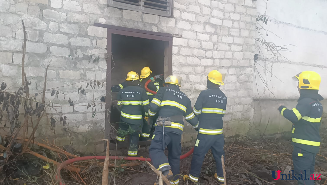 Tovuzda şərab zavodunda yanğın söndürüldü - YENİLƏNİB (FOTO)