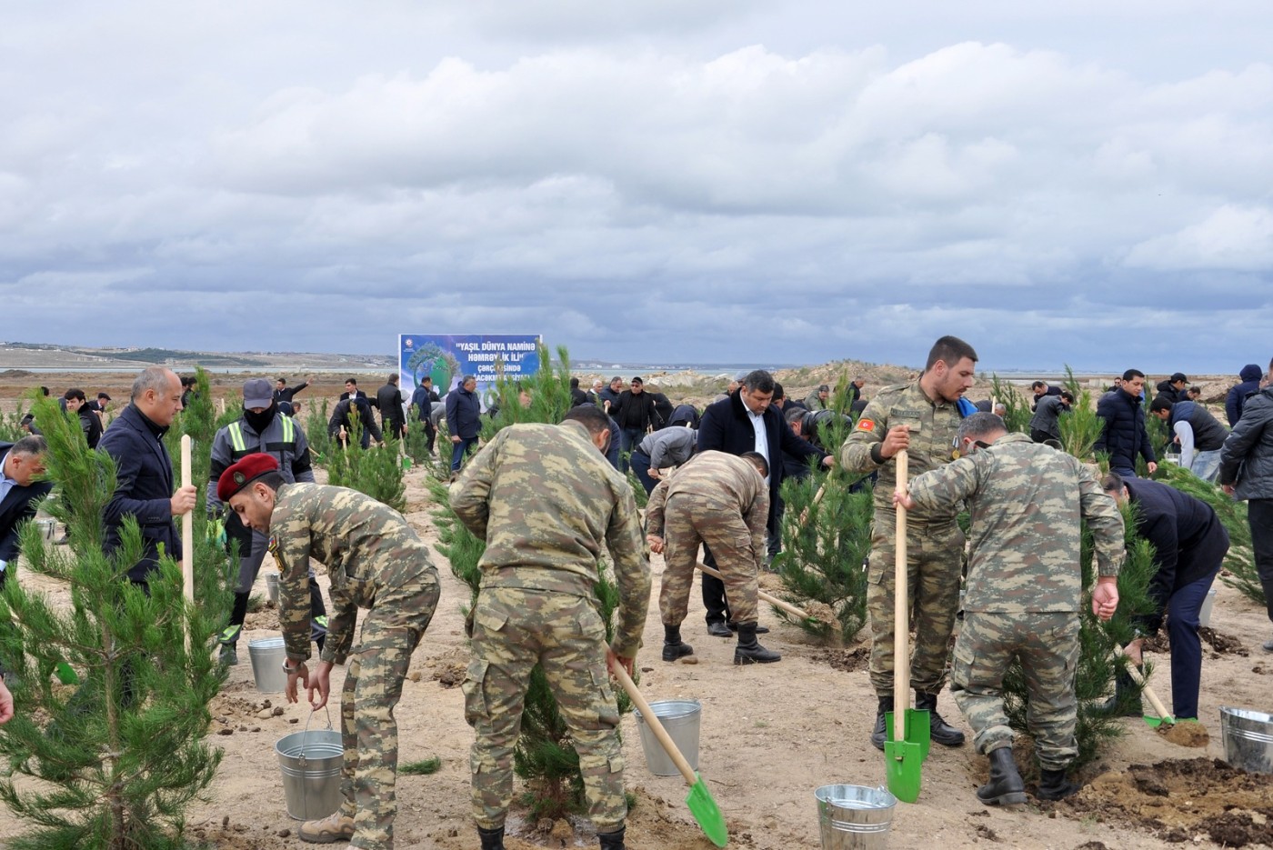 Pirallahıda “Yaşıl bir dünya üçün həmrəy olaq!” şüarı altında silsilə tədbirlər davam edir - FOTOLAR