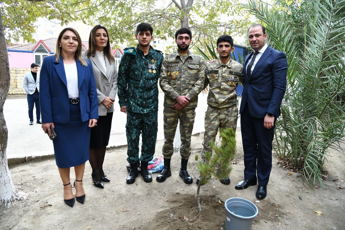 ADNSU-nun rektor əvəzi neftçi Qurbana həsr olunmuş tədbirdə iştirak edib - FOTOLAR