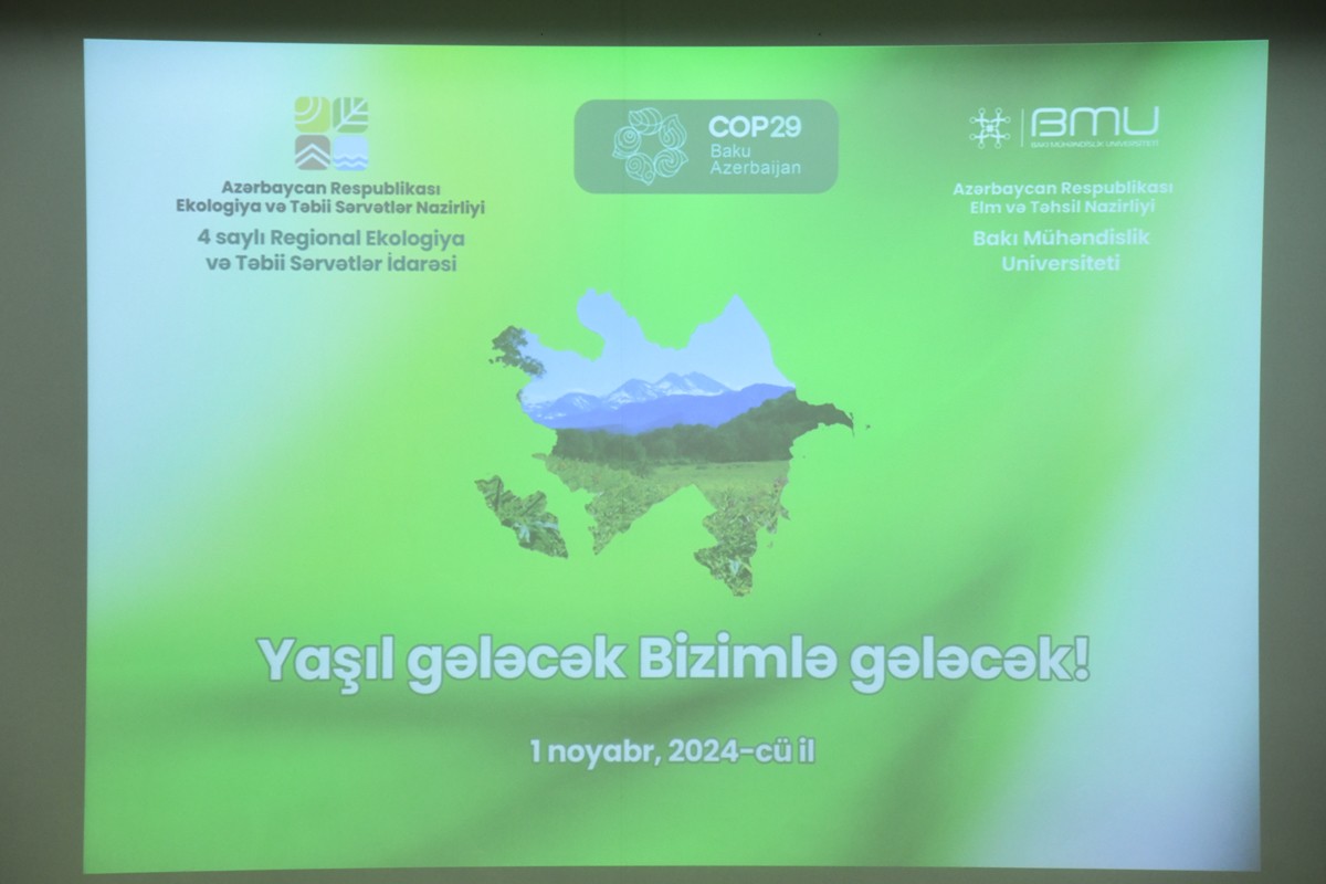 BMU-da COP29-la bağlı konfrans keçirildi - FOTOLAR