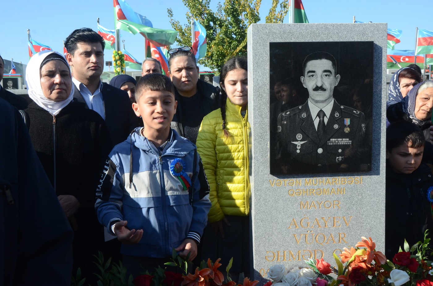 Vətən Müharibəsi Qəhrəmanının anım mərasimi keçirildi - FOTOLAR