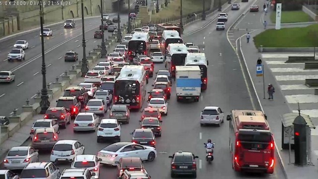 Bakının bu yollarında tıxac var -SİYAHI