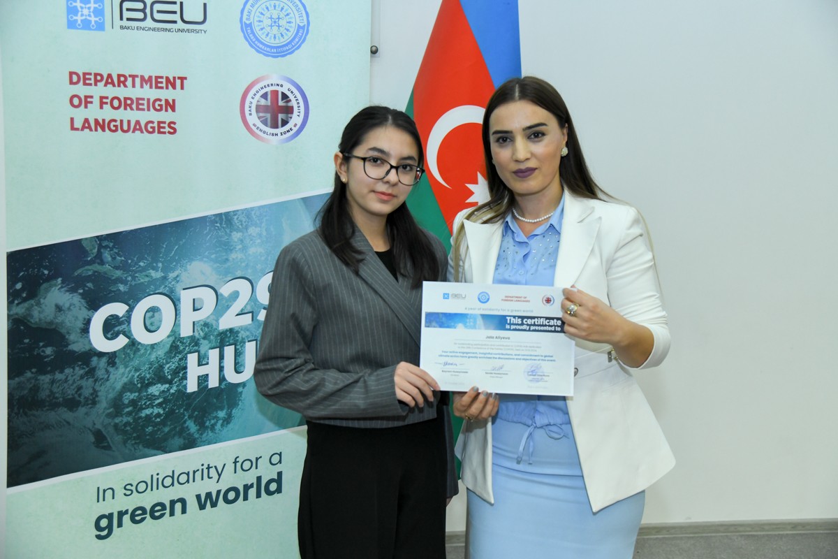 BMU-da “COP29 HUB” adlı tədbir keçirilib - FOTOLAR