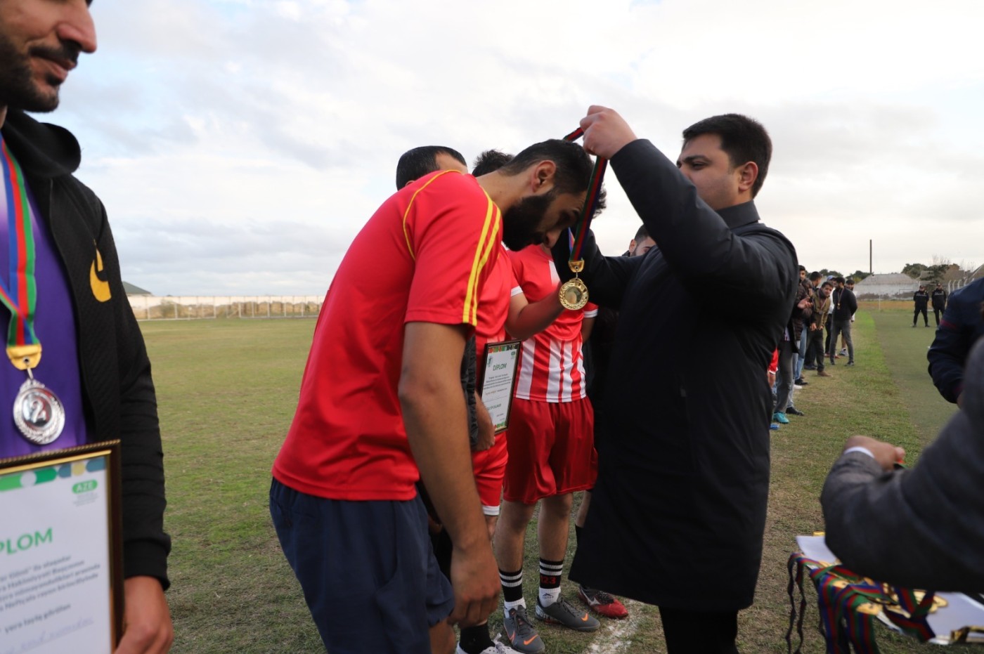 Neftçalada futbol üzrə final görüşü keçirilib - FOTOLAR