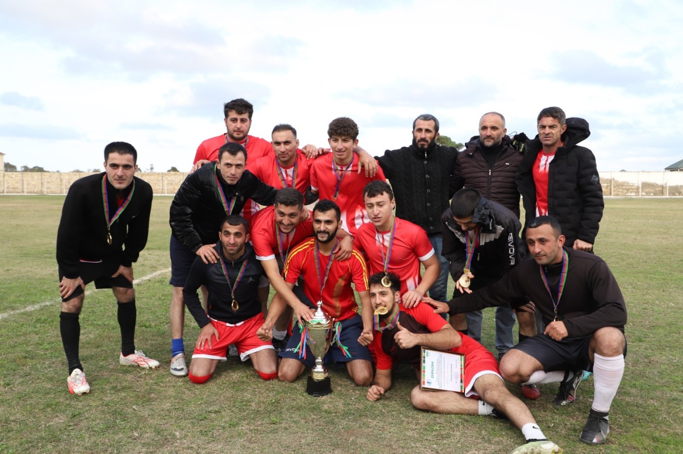 Neftçalada futbol üzrə final görüşü keçirilib - FOTOLAR