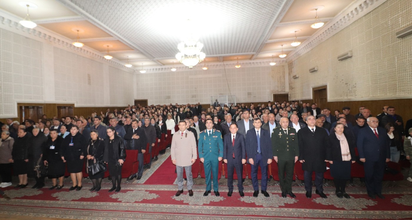 Zəfər Günü Qazaxda belə qeyd olundu - FOTOLAR