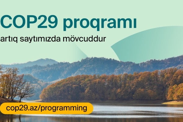 COP29 konfransının proqramı açıqlandı