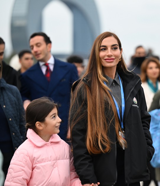 Leyla Əliyeva Dəniz Növlərinin Beynəlxalq Müdafiəsi layihəsinin təqdimatında - FOTOLAR