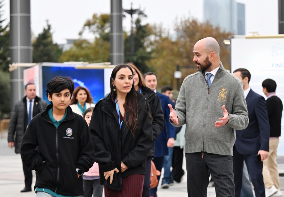 Leyla Əliyeva Dəniz Növlərinin Beynəlxalq Müdafiəsi layihəsinin təqdimatında - FOTOLAR