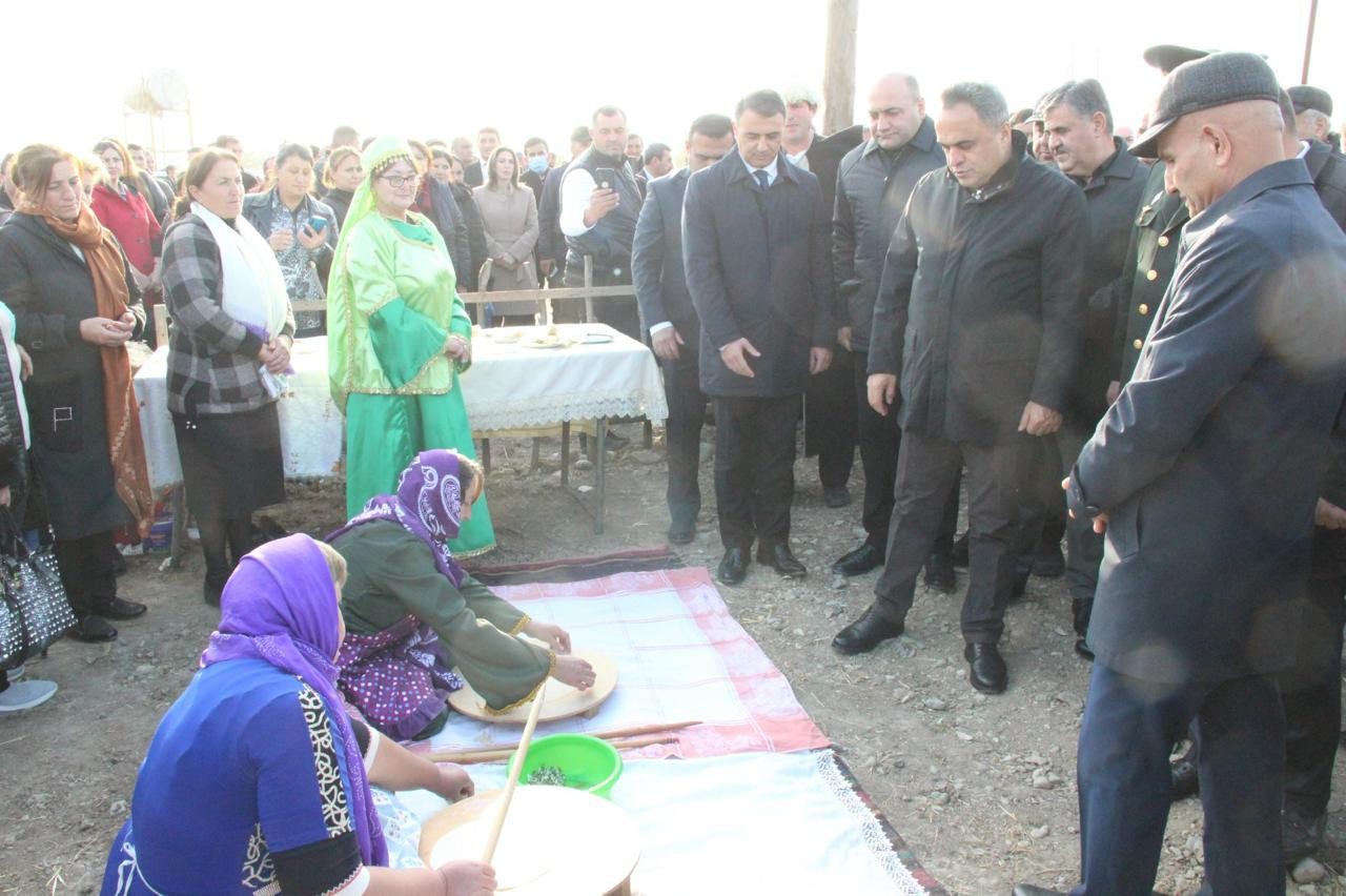 Goranboyda “Qışlaqda bir gün” adlı tədbir keçirildi - FOTOLAR