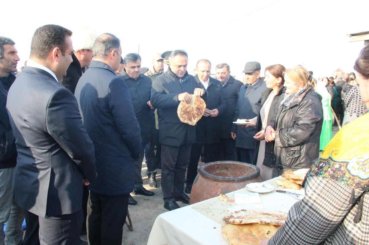 Goranboyda “Qışlaqda bir gün” adlı tədbir keçirildi - FOTOLAR