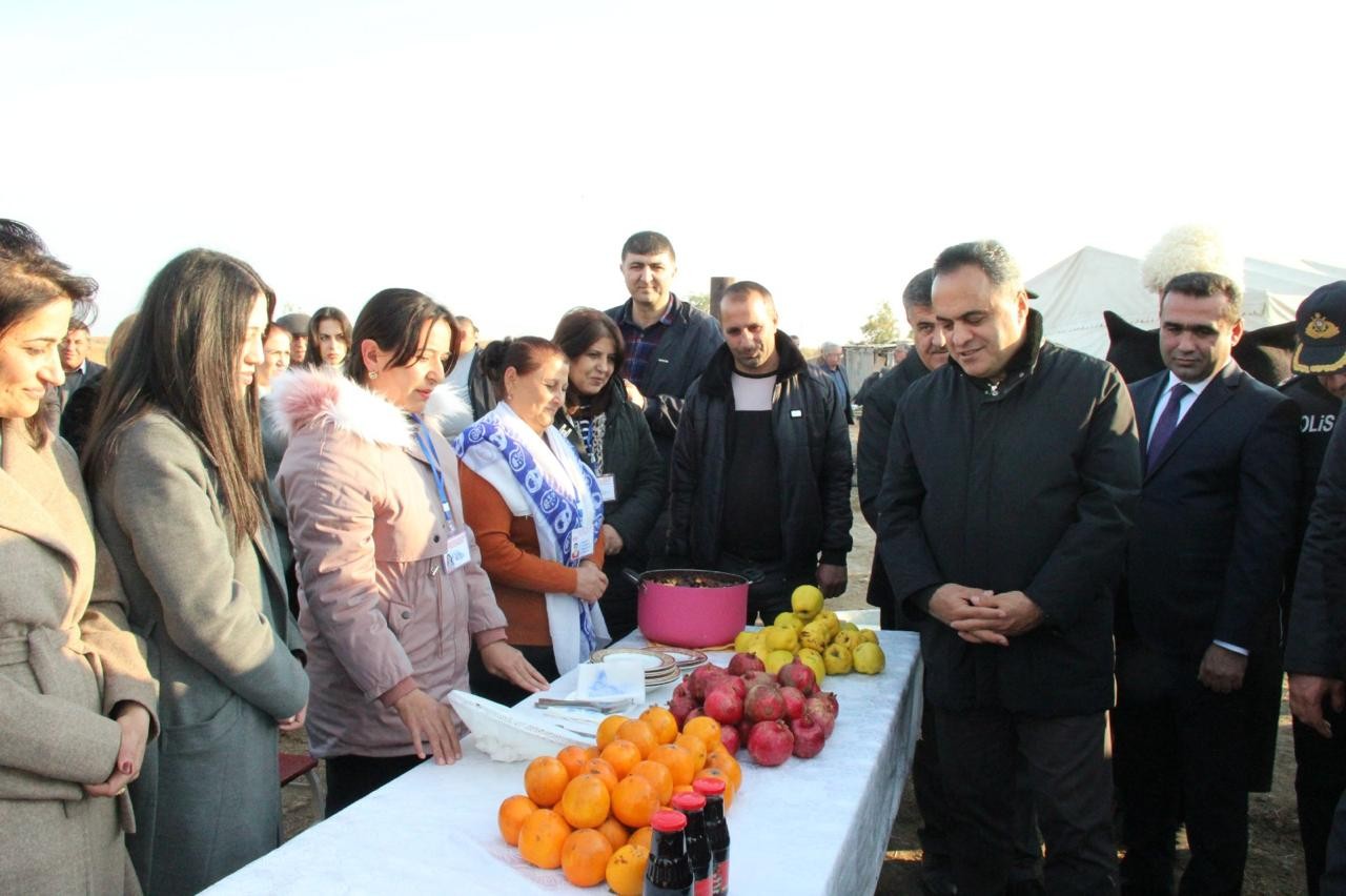 Goranboyda “Qışlaqda bir gün” adlı tədbir keçirildi - FOTOLAR