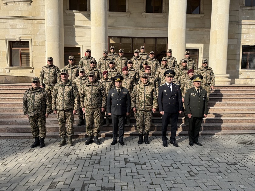 Hərbi Prokurorluq DİN-in Daxili Qoşunları ilə birgə tədbir keçirdi - FOTOLAR