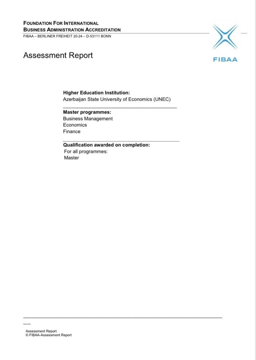 UNEC proqramları FIBAA akkreditasiyasından keçdi - FOTOLAR