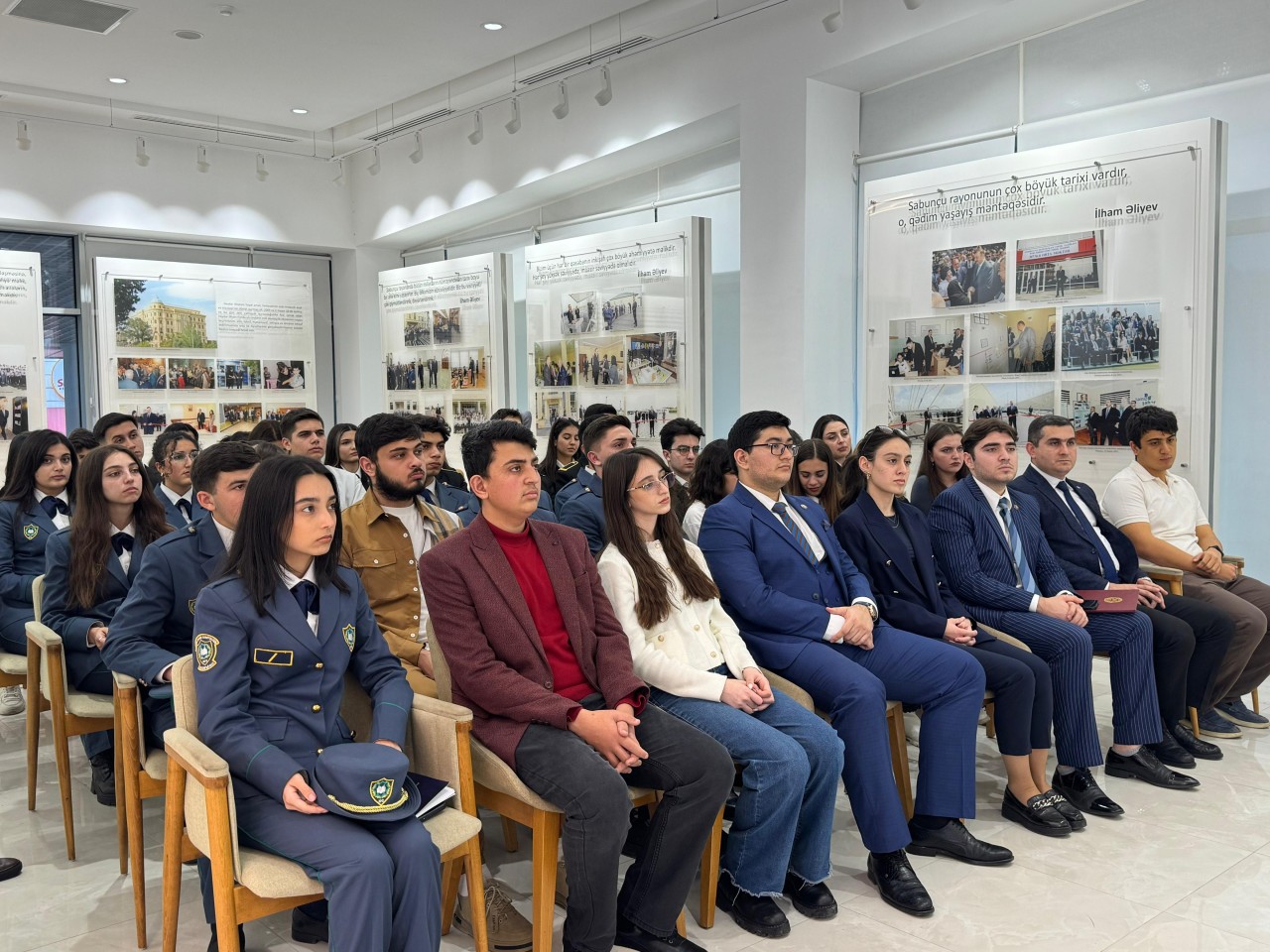 “Heydər Əliyevin gənclərə örnək siyasi kursu” adlı layihəyə yekun vuruldu - FOTOLAR