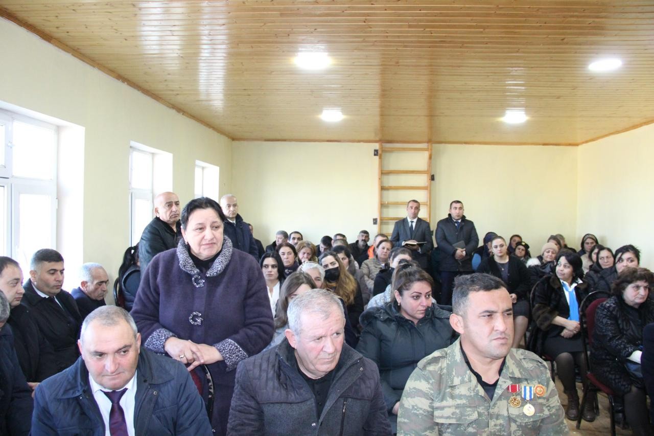 Goranboyun icra başçısı Balakürd kəndində səyyar qəbul keçirdi - FOTOLAR