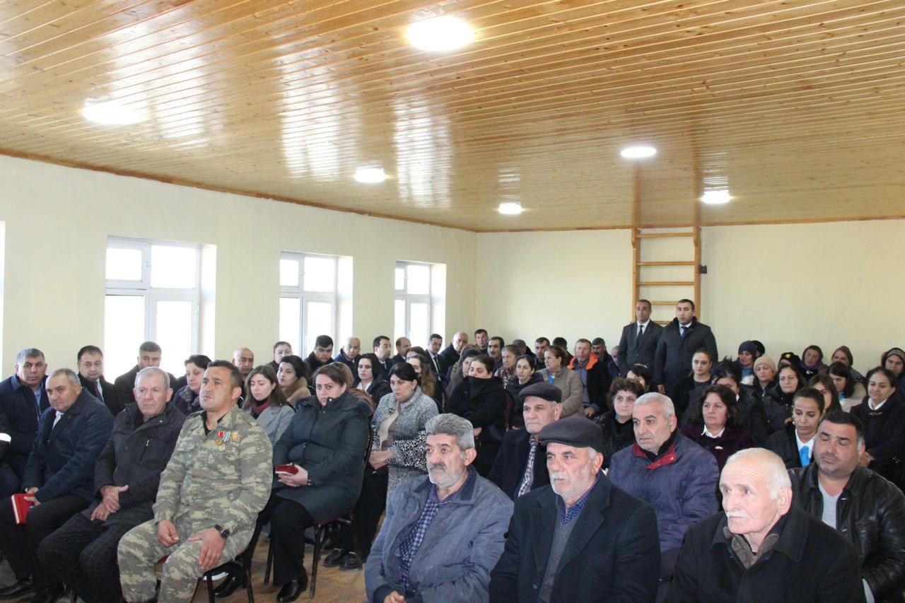 Goranboyun icra başçısı Balakürd kəndində səyyar qəbul keçirdi - FOTOLAR