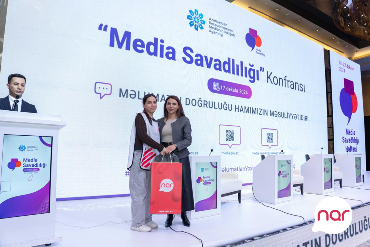 "Nar"ın tərəfdaşlığı ilə “Media Savadlılığı” Konfransı təşkil edildi - FOTOLAR