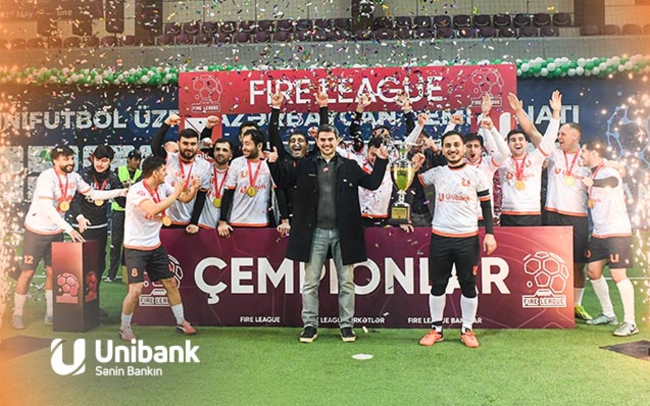 "Unibank" komandası futbol çempionatının qalibi oldu- FOTO