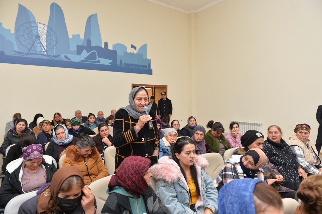 Taleh Qaraşov cari ilin sonuncu səyyar qəbulunu Haftoni sakinləri ilə keçirdi - FOTOLAR