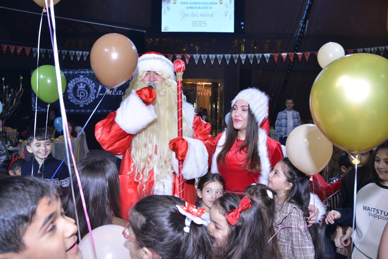 Qaradağda şəhid övladları üçün Yeni il şənliyi təşkil olunub - FOTOLAR