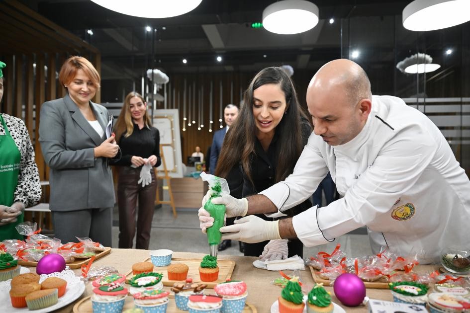 Leyla və Arzu Əliyevalar DOST İnklüziv İnkişaf və Yaradıcılıq Mərkəzində - FOTOLAR