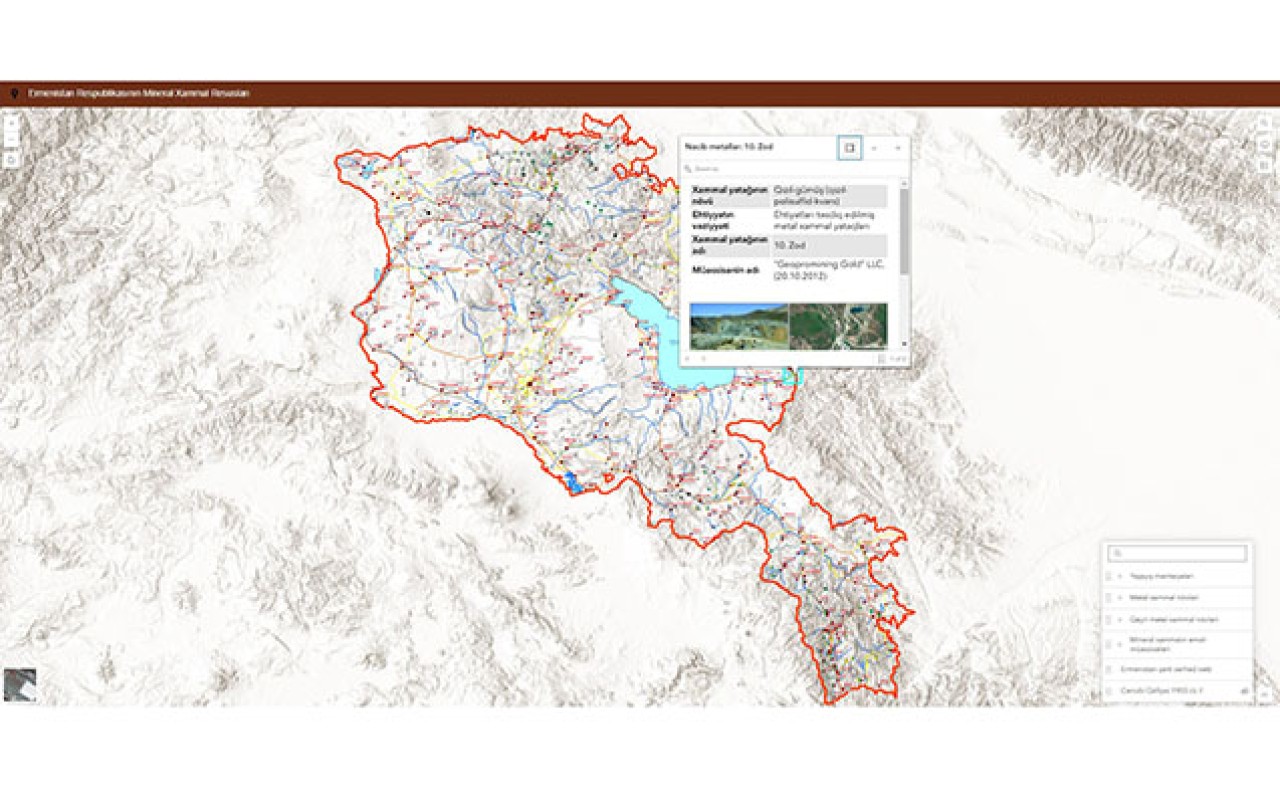 Ermənistanın fəaliyyətini ifşa edən rəqəmsal xəritəhazırlanır