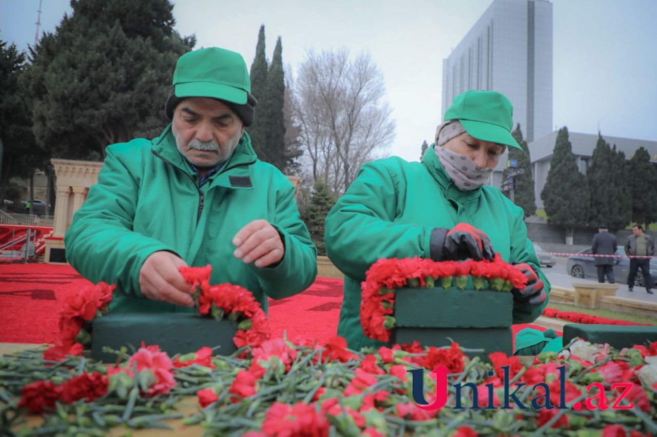 "20 Yanvar"a hazırlıq - FOTOLAR