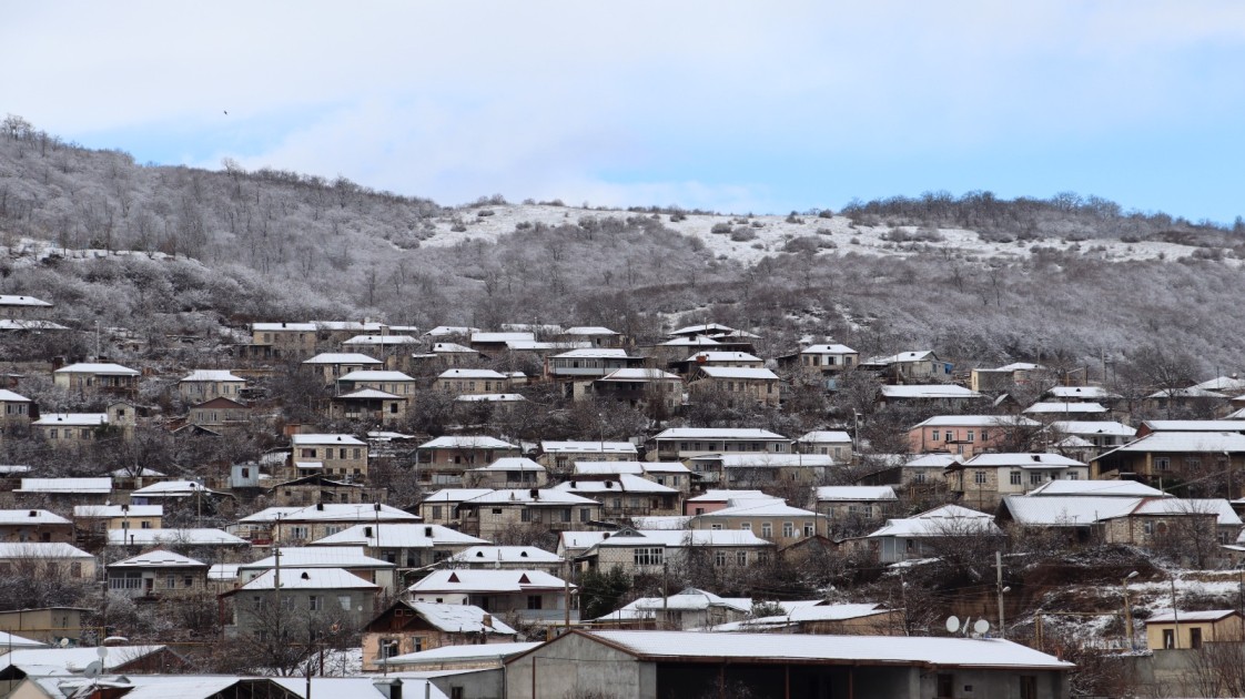 Xankəndinin qış mənzərəsi - FOTOLAR