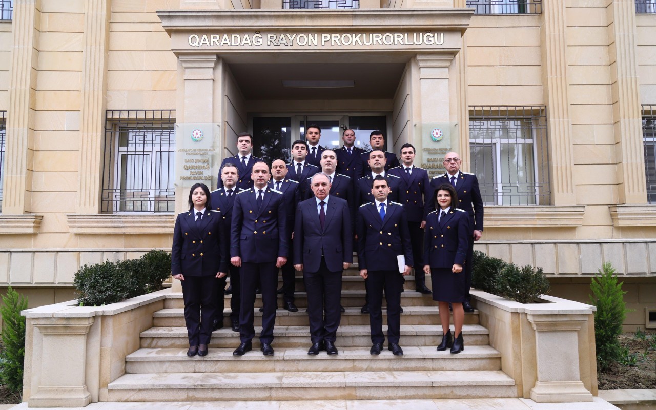 Baş prokuror Qaradağda vətəndaşları qəbul etdi- FOTO